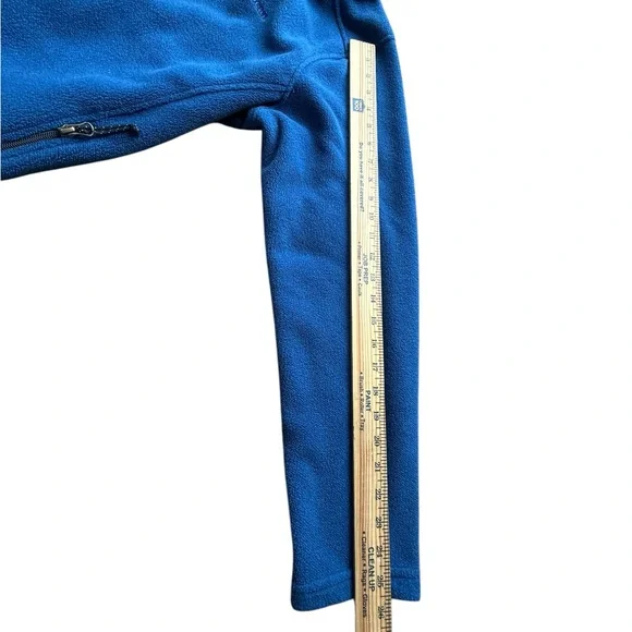 L.L. Bean men’s size large multi pocket front zip fleece sweatshirt. - Picture 6 of 9